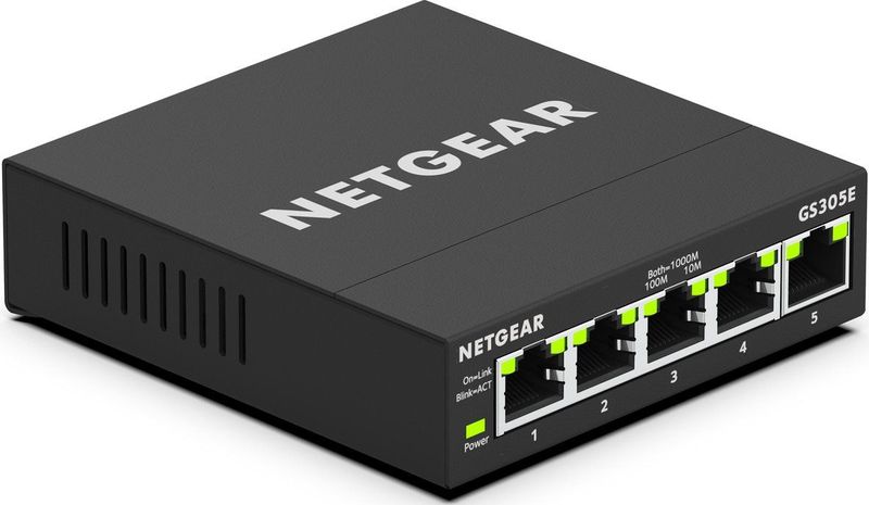 NETGEAR GS305E - Netwerk Switch - 5 Poorten - Smart Managed