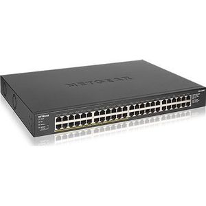 Netgear GS348PP Unmanaged Gigabit Ethernet (10/100/1000) Power over Ethernet (PoE) Zwart