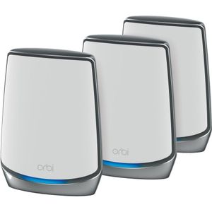 Netgear Orbi RBK853 AX6000 Wifi 6 Mesh System - Wit