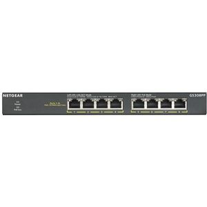 Netgear - 8-poorts Gb Poe Plus Flex Switch - Zwart - Ethernet Poorten - Plug-and-play