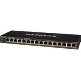 NETGEAR GS316P - Netwerkswitch - Unmanaged - 16 Poorten