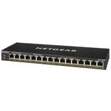 NETGEAR GS316PP - Netwerkswitch - Unmanaged - 16 Poorten