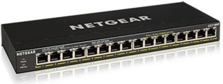 NETGEAR GS316PP - Netwerkswitch - Unmanaged - 16 Poorten