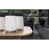 NETGEAR Orbi RBK753 - Mesh Wifi - Wifi 6 - 3 pack