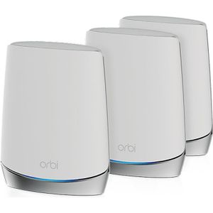 Netgear Multiroom Wifi Systeem Orbi Tri-band Mesh Router + 1 (rbk753-100eus)