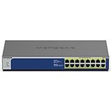 NETGEAR GS516PP Unmanaged Gigabit Ethernet (10/100/1000) Power over Ethernet (PoE) Blauw, Grijs