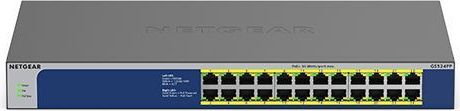 Netgear GS524PP Netwerkswitch - 24 Poorten - Unmanaged - PoE - Grijs