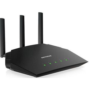 Netgear - WiFi 6 Router - Zwart - Draadloze snelheden tot 1.8 Gbps