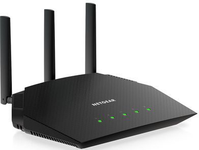 Netgear - WiFi 6 Router - Zwart - Draadloze snelheden tot 1.8 Gbps