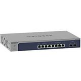 NETGEAR MS510TXUP netwerk-switch Managed L2/L3/L4 10G Ethernet (100/1000/10000) Power over Ethernet (PoE) Grijs, Blauw