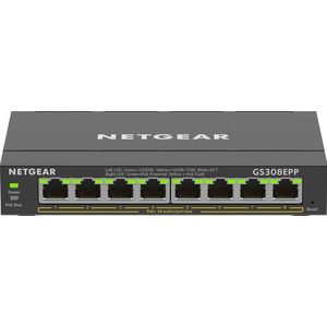 NETGEAR GS308EPP - Netwerk Switch - Smart Managed Plus - 8 Poorten