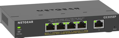 NETGEAR GS305EP - Netwerkswitch - Smart Managed Plus - 5 Poorten