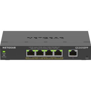 NETGEAR GS305EPP - Netwerk Switch - Smart Managed Plus - 5 Poorten