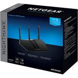 NETGEAR Nighthawk RAX30 draadloze router Gigabit Ethernet Dual-band (2.4 GHz / 5 GHz) Zwart