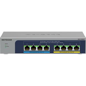 NETGEAR MS108UP - Netwerkswitch - Unmanaged - 8 poorten - PoE