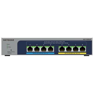 Netgear - Ms108eup-100eus Switch - 8 Poorten 1G/2.5G - 4 PoE+ - 4 Ultra60 PoE++
