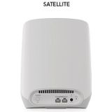 NETGEAR Orbi RBS760 WiFi 6 Mesh WLAN Satellit (zusätzliche 175 m² Abdeckung, 5.400 MBit/s Geschwindigkeit, 11AX Tri-Band Mesh Repeater kompatibel mit RBK76x Orbi WiFi6 Systemen)
