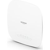 NETGEAR WiFi 6 Access Point (WAX615) – WiFi 6 Dual-Band AX3000, 256 apparaten op 250 m², WiFi Access Point 1 poort 2,5G, 802.11ax, Remote Management Insight, PoE + of optionele netstroom