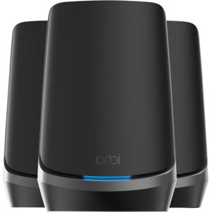 NETGEAR Orbi RBKE963B - Mesh WiFi - AXE11000 - 3-Pack - Zwart
