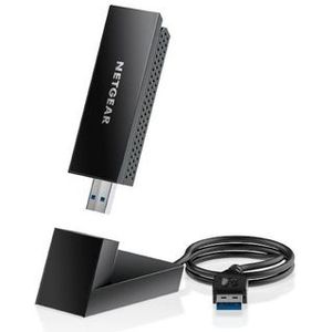 Netwerkkaart - WiFi 6E - Draadloos - Zwart - USB 3.0