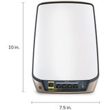 NETGEAR Orbi RBR860S - Mesh WiFi - AX6000 - Tri-Band - 1-Pack - Wit