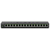 Netgear - GS316v3 - Netwerkschakelaar - Zwart - 16 Poorten - Gigabit Ethernet