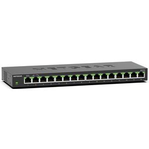 Netgear - GS316v3 - Netwerkschakelaar - Zwart - 16 Poorten - Gigabit Ethernet