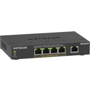 NETGEAR GS305Pv3 - Unmanaged Gigabit Ethernet Switch - Zwart - PoE