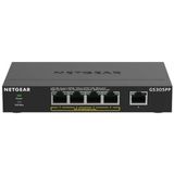 NETGEAR GS305PP Unmanaged Gigabit Ethernet (10/100/1000) Power over Ethernet (PoE) Zwart