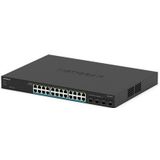 Netgear - MS324TXUP - Netwerkschakelaar - Zwart - 24-poorts Multi-Gigabit Ethernet - PoE 60 Watt