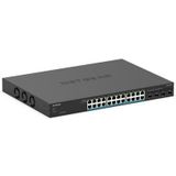 Netgear - MS324TXUP - Netwerkschakelaar - Zwart - 24-poorts Multi-Gigabit Ethernet - PoE 60 Watt