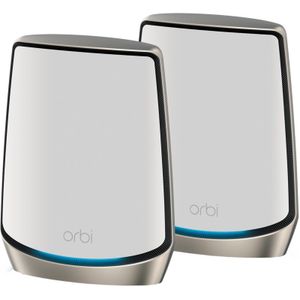 NETGEAR Orbi RBK862S - Mesh WiFi - AX6000 - Tri-Band - 2-Pack - Wit