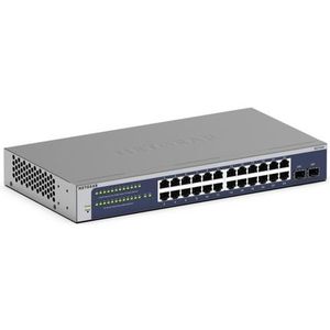 Netgear - GS724T - Smart Switch - 24 Poorten - Gigabit Ethernet