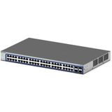 NETGEAR GS748Tv6 Managed Switch - Zwart - Gigabit Ethernet - 48 Poorten