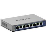 NETGEAR GS108E - Netwerkswitch - Plus Gigabit - 8 Poorten - Unmanaged