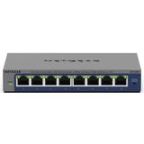 NETGEAR GS108E - Netwerkswitch - Plus Gigabit - 8 Poorten - Unmanaged