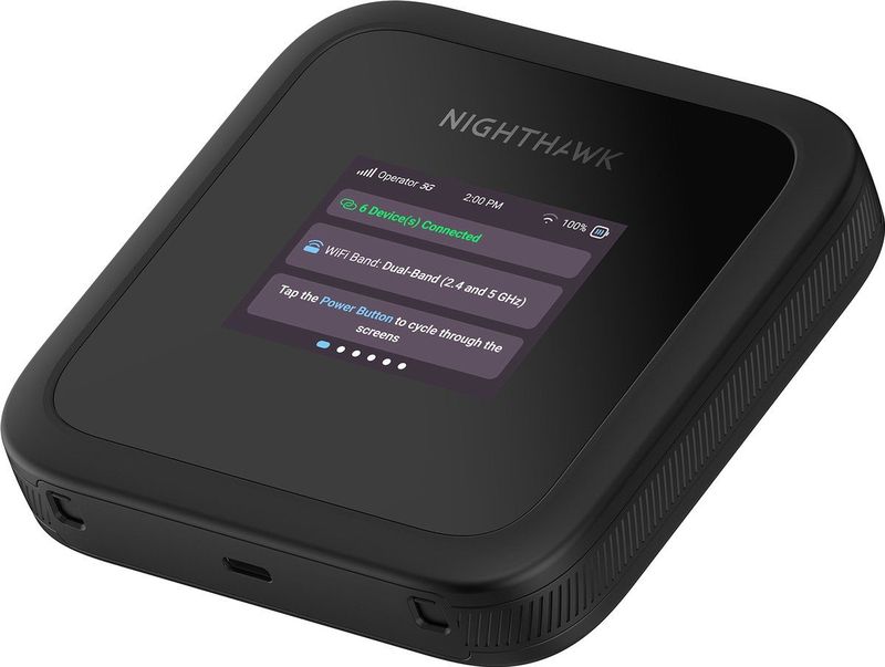NETGEAR - Nighthawk M3 - Mobiele Router - Zwart - Draagbare WLAN-hotspot - Tot 32 Apparaten