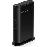 NETGEAR 4-Stream AX1800 draadloze router Gigabit Ethernet Dual-band (2.4 GHz / 5 GHz) Zwart