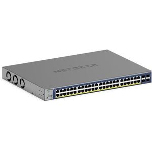 Netgear - S3300-52X-POE+ Switch - Zwart - Managed L2/L3 - 48 Poorten 10G