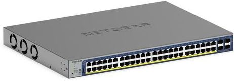 Netgear - S3300-52X-POE+ Switch - Zwart - Managed L2/L3 - 48 Poorten 10G