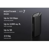 NETGEAR Nighthawk draadloze router 2.5 Gigabit Ethernet Dual-band (2.4 GHz / 5 GHz) Zwart