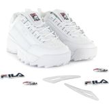 Fila - Disruptor II Patches - Trainers - Wit - Leren
