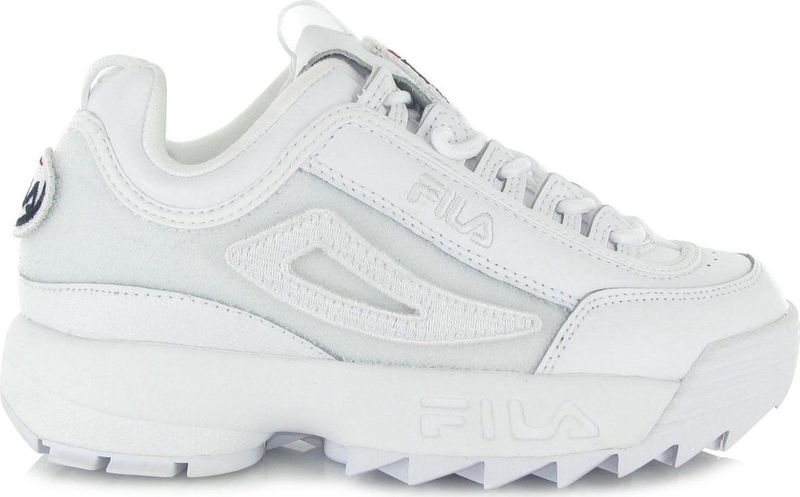 Fila - Disruptor II Patches - Trainers - Wit - Leren