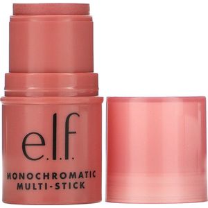 e.l.f. Monochromatic Multi Stick, Luxuriös Cremige & Verblendbare Farbe, Für Augen, Lippen & Wangen, Vegan & Tierversuchsfrei, Dazzling Peony, 4,4 g