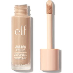 e.l.f. Halo Glow Liquid Filter, Teint-Booster für einen strahlenden, weich fokussierten Blick, mit Hyaluronsäure, vegan und frei von Tierversuchen, 4 Medium