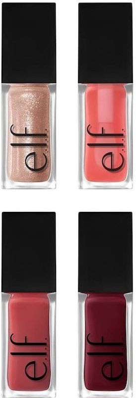 e.l.f. Glow Reviver Quad Goals - Lip Oil Kit - 4 Stuks - Glinsterende Finish