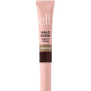 e.l.f. Halo Glow Contour Beauty Wand, vloeibare contour-staaf voor een natuurlijk uitziende, gemodelleerde look, opbouwbare formule, veganistisch en dierproefvrij, Deep/Rich