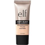 e.l.f. Soft Glam 14 Fair Cool Satin Foundation - Vloeibare Foundation - Langhoudend - Medium Dekking - Satijnen Finish