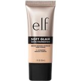 e.l.f. Soft Glam 20 Light Cool Satin Foundation - Vloeibare Foundation - Langhoudend - Medium Dekking - Satijnen Finish