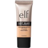 e.l.f. Soft Glam 23 Light Cool Satin Foundation - Vloeibare Foundation - Langhoudend - Medium Dekking - Satijnen Finish
